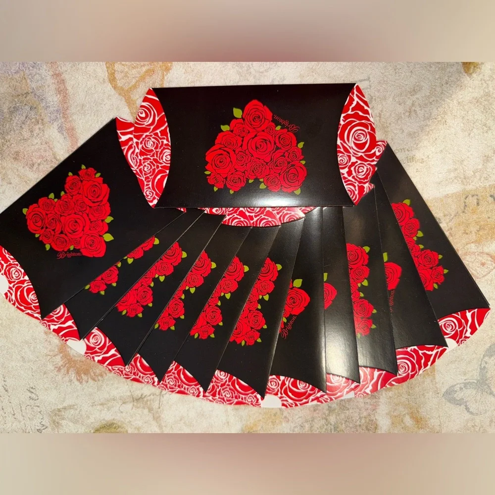 Brighton Black & Red Rose Gift Holders